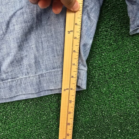 Polo Ralph Lauren Shorts Mens 42 Blue Chino Chambray Golf Classic Fit Preppy - Picture 4 of 8